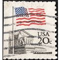 Stamp United States SG1923c 1981 20c Flag over ...