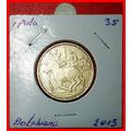 Ⰶ CANADA (2013-2022): BOTSWANA★1 PULA 2013 ZEBR...