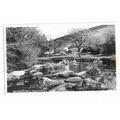 Badger's Holt, Dartmeet, Devon, RP Postcard.
