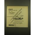 1961 A.T. Cross Pens and Pencils Ad - Elegance ...