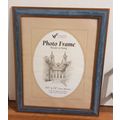 14x11 Vintage Picture Photo Frame Blue Marble E...