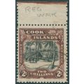 Cook Islands 1938 2s black & red-brown SG128 used