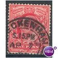 GB stamps 1902-10 KEV11 - 1d SG219 Beckenham 17
