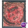GB stamps 1902-10 KEV11 - 1d SG219 Scarborough 2