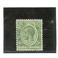KUT Kenya & Uganda KGV 1927 5c Green Mounted Mi...