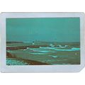 MI Charlevoix Lighthouse Postcard Lake Michigan...