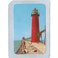 MI Grand Haven Lighthouse Postcard Lighthouse l...