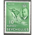 Seychelles 1952 SG172 10r Green Mounted Mint . ..