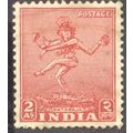 India 1949 - SG 313 - 2a red - Nataraja - used