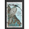 NIGERIA 1990 WILDLIFE 1N.50 GREY NECKED BALD CR...