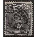 Rhodesia 1913 SG256 2d Black & Grey-Black Fine ...