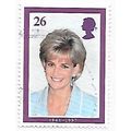 GB 1997 DIANA PRINCESS DUCK TEAL OUTFIT EARRING...