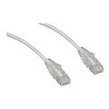 Pack of 2] Slim Cat6a White Copper Ethernet Cab...