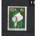 SouthAfrica.SG351 4c Arum Lily.Paper Unchecked....