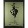 1979 Oscar de La Renta Fashion Ad - Montaldo's