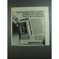 1984 Olympus L200 Microcassette Tape Recorder Ad
