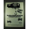1994 Yamaha Big Bear and Kodiak ATV's Ad