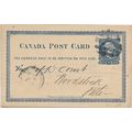 Toronto, Ontario fancy cork cancel, 1872, York ...