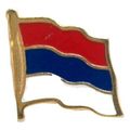 Serbia Flag Hat Tac or Lapel Pin
