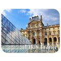 Paris France with The Louvre Fridge Magnet