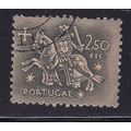 PORTUGAL 1953 2.50E KNIGHT VALUE USED SG1089