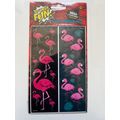 VINYL STICKER SET - PINK FLAMINGOS
