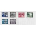 GERMANY 1944 POSTAL WORKERS SET USED POSTGIRL S...