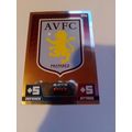 match attax 14/15 club badge aston villa no.19