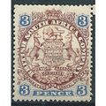 Rhodesia 1896 SG31 3d Chocolate & Ultramarine M...
