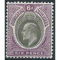 Southern Nigeria 1905 SG27 6d Grey-Black & Brig...