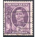 Australia stamps 1942 - SG 205 - 2d purple - Ki...
