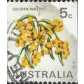 AUSTRALIA, FLOWER, Golden Wattle, white 1970, 5...