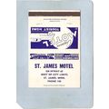 MN St James Matchcover St James Motel On Hyway ...