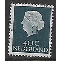 NETHERLANDS 1953 40c SLATE QUEEN JULIANA SG 782...