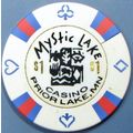 Mystic Lake. $1 Casino Chip. Prior Lake, MN. Z89.