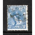 NETHERLANDS 1898 SG 180 12 1/2c BLUE FINE USED #7