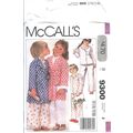 McCalls 9300 Sewing Pattern Children's Robe Bel...