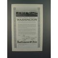 1923 Baltimore & Ohio RR Ad, Arlington Amphitheatre