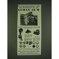 1934 Lyman Sights: 48W, 3, 2A, 5B and 17A Ad - For best performance
