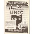 OHIO OIL COMPANY 1937 Linco Marathon Native fif...