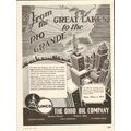 OHIO OIL COMPANY 1937 Linco Marathon Great Lake...