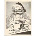 OHIO OIL COMPANY 1937 Linco Marathon Santa Clau...