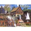 Old Salem North Carolina Fridge Magnet