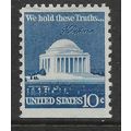 USA 1973 10c ULTRAMARINE JEFFERSON MEMORIAL SG ...