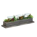 Winter Fall Table Centerpiece Candle Holder Rec...