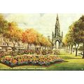 Scott Monument & Princes St Gardens, Edinburgh,...