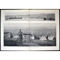 AT THE FRENCH CAMP NEAR SALONIKA: THE FLAG GUAR...