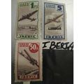 IBERIA: 3 Stamps WW Worldwide Unused Mint MNH O...