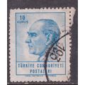 Turkey 1964 Kemel Ataturk 10k Fine Used SG 2076...