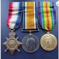 1914-15 Trio of Medals Swing mounted on origina...